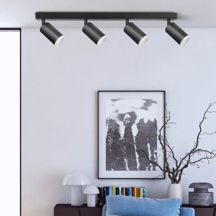 Spotlight LONDON 4xGU10/10W/230V black