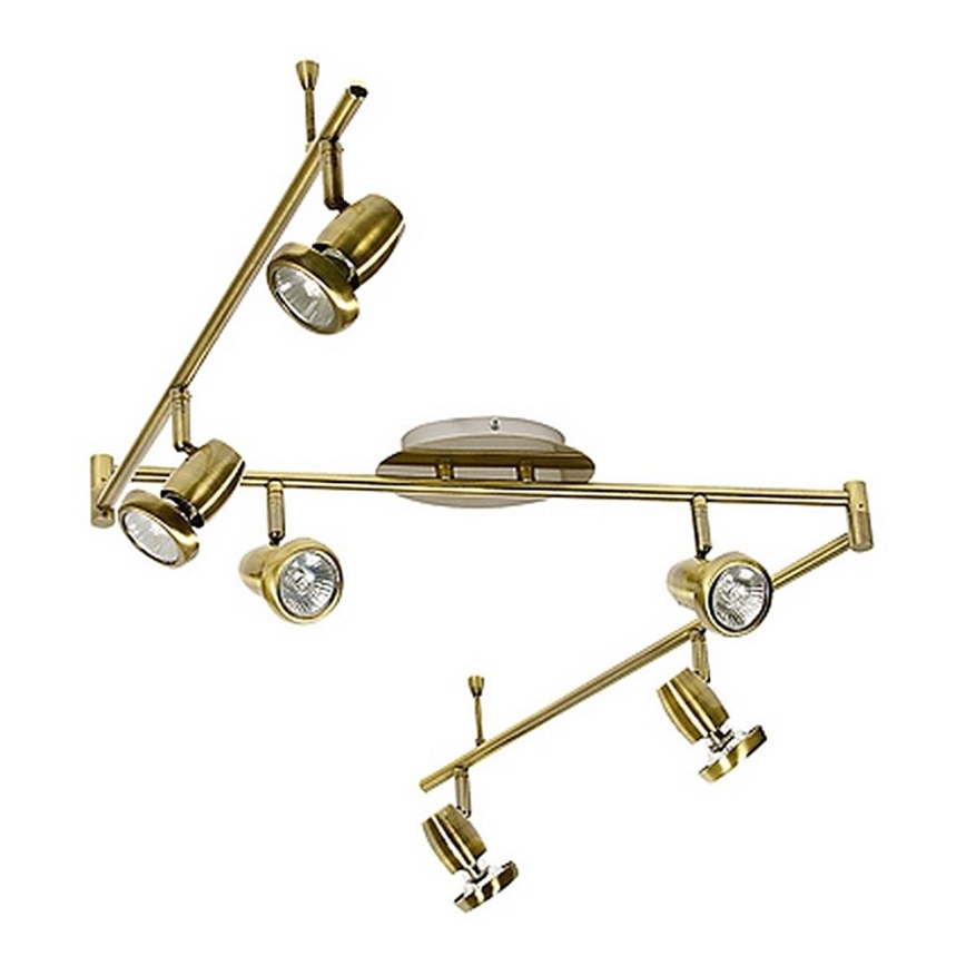 Spotlight LOTOS 6xGU10/50W/230V gold