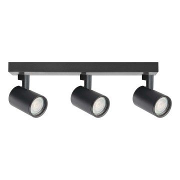 Spotlight LYNX 3xGU10/10W/230V black