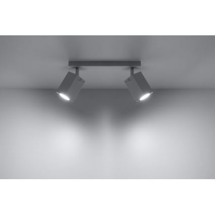 Spotlight MERIDA 2 2xGU10/40W/230V white