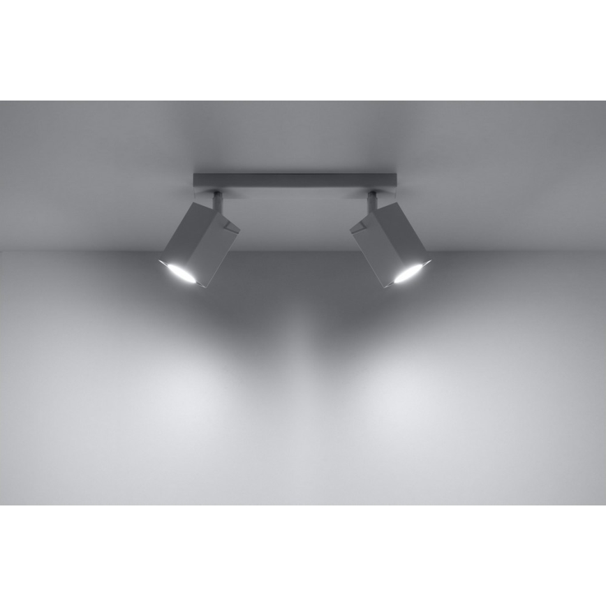 Spotlight MERIDA 2 2xGU10/40W/230V white