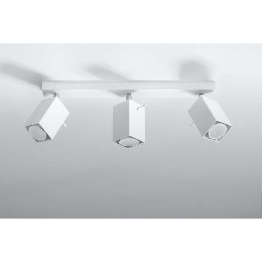 Spotlight MERIDA 3 3xGU10/40W/230V white