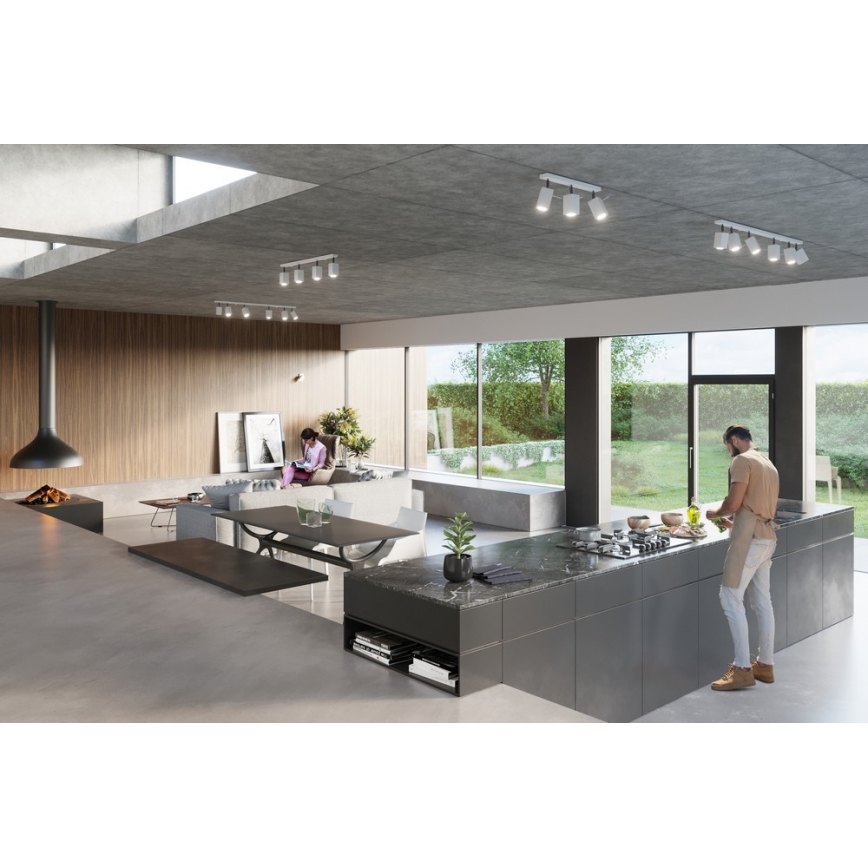 Sollux SL.0098 - Ceiling light MERIDA 4 4xGU10/40W/230V white