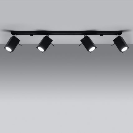 Spotlight MERIDA 4xGU10/40W/230V black