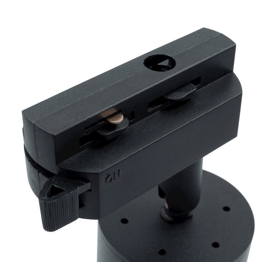 Spotlight MICA for rail system 1xGU10/25W/230V 1-phase black