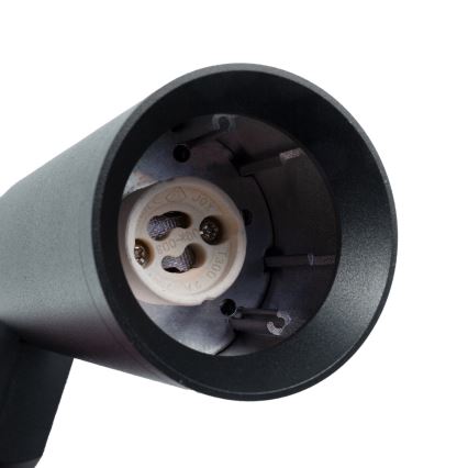 Spotlight MICA for rail system 1xGU10/25W/230V 1-phase black