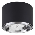 Spotlight MORIS 1xAR111 GU10/50W/230V black