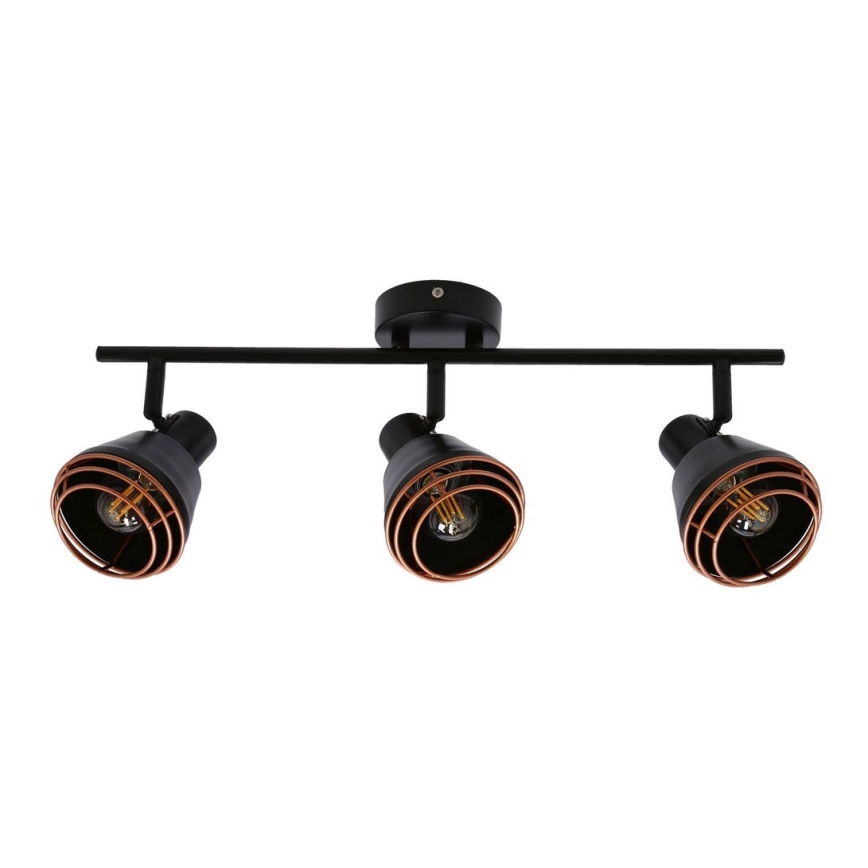 Spotlight NERIA 3xE14/40W/230V black/copper
