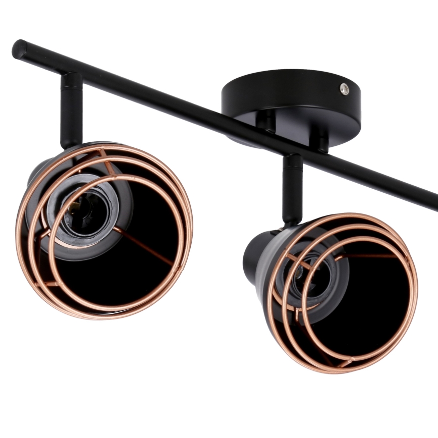 Spotlight NERIA 3xE14/40W/230V black/copper