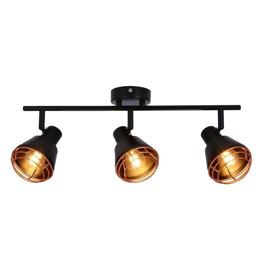 Spotlight NERIA 3xE14/40W/230V black/copper