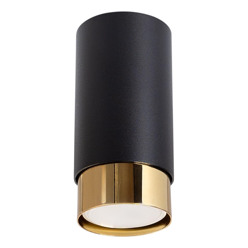Spotlight NERO 1xGU10/10W/230V 12,5 cm black/gold