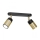 Spotlight NEST 2xGU10/8W/230V black/brass