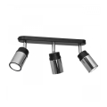 Spotlight NEST 3xGU10/8W/230V black/shiny chrome