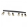 Spotlight NEST 6xGU10/8W/230V black/brass