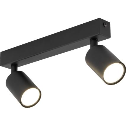 Spotlight NEX 2xGU10/10W/230V black