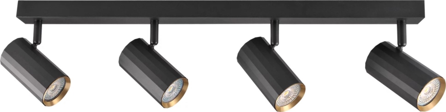 Spotlight NICEA 4xGU10/10W/230V black