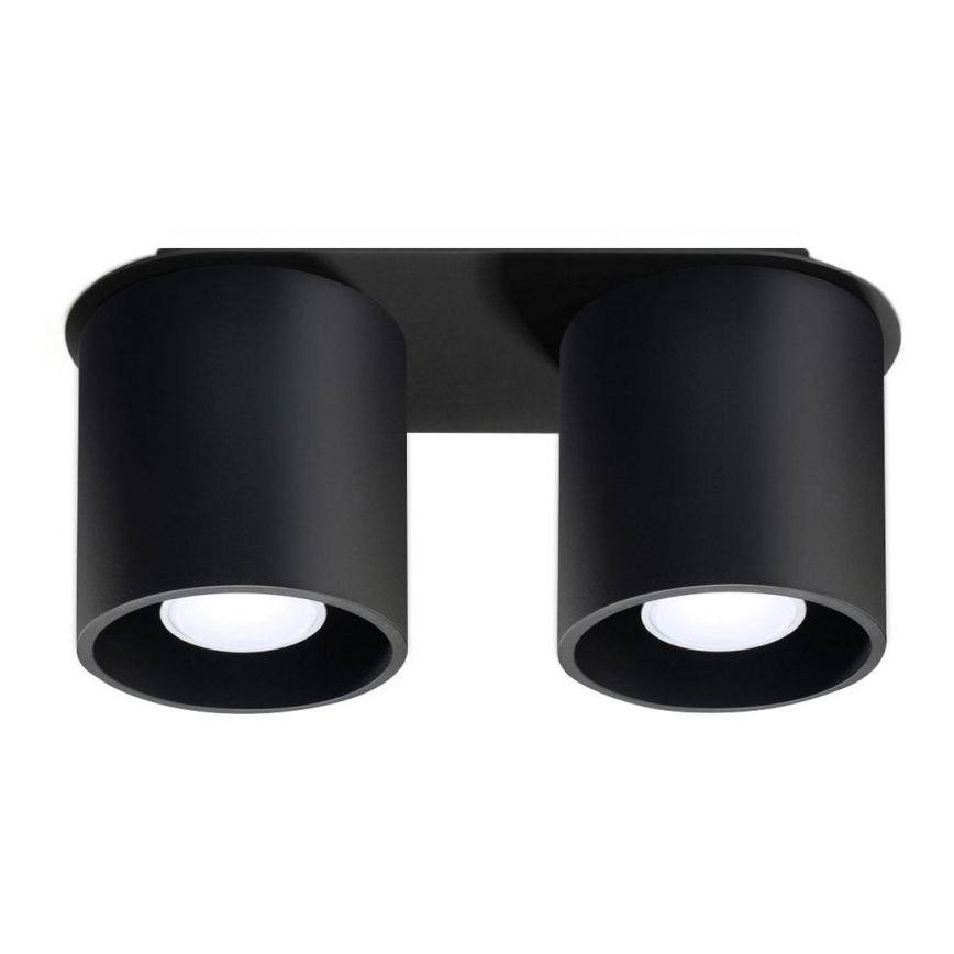 Spotlight ORBIS 2 2xGU10/40W/230V black
