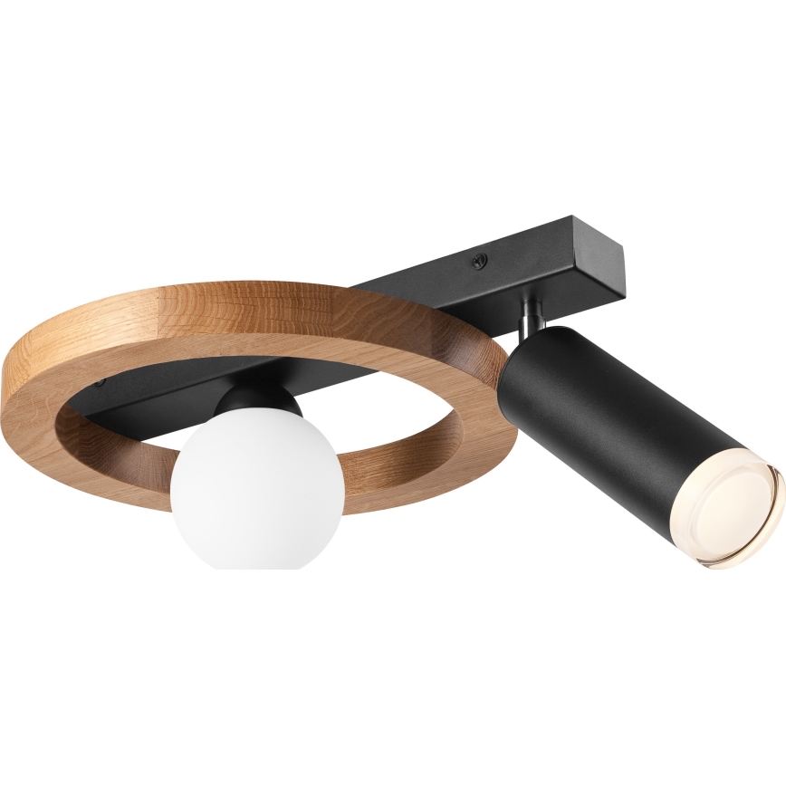 Spotlight OTIS 1xG9/5W/230V + 1xE27/15W/230V oak