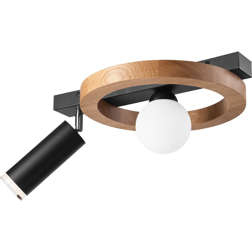 Spotlight OTIS 1xG9/5W/230V + 1xE27/15W/230V oak