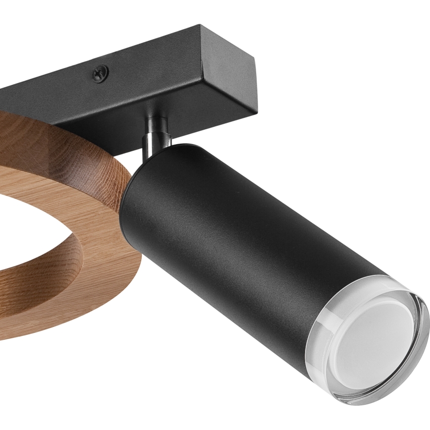 Spotlight OTIS 1xG9/5W/230V + 1xE27/15W/230V oak