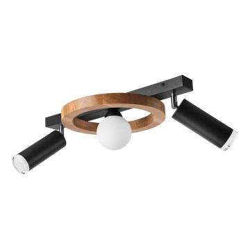 Spotlight OTIS 1xG9/5W/230V + 2xE27/15W/230V oak