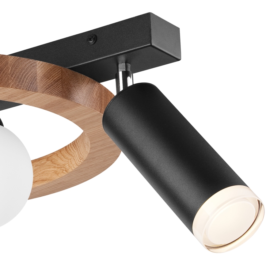 Spotlight OTIS 2xG9/5W/230V + 1xE27/15W/230V oak