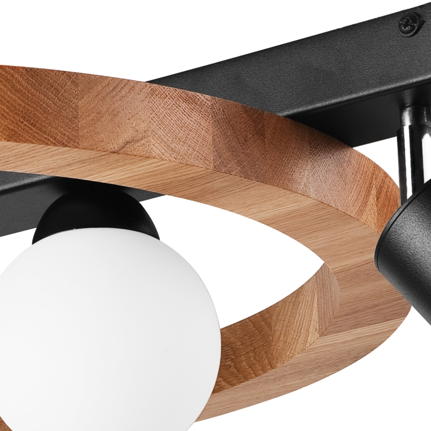 Spotlight OTIS 3xG9/5W/230V + 1xE27/15W/230V oak