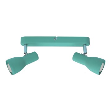 Spotlight PICARDO 2xE14/40W/230V turquoise