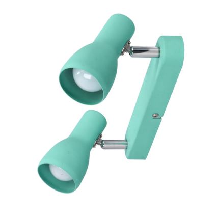 Spotlight PICARDO 2xE14/40W/230V turquoise