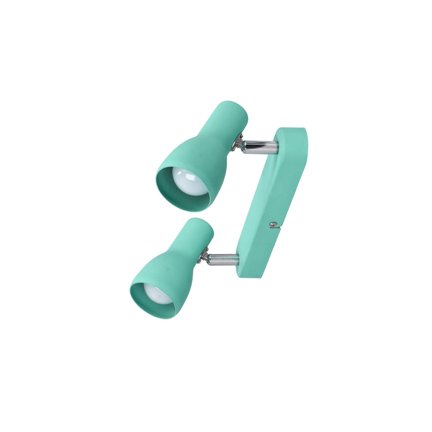 Spotlight PICARDO 2xE14/40W/230V turquoise