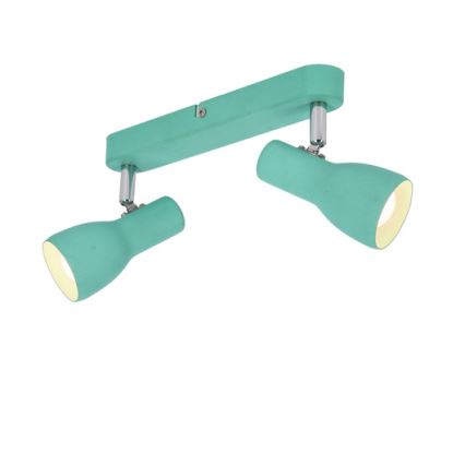 Spotlight PICARDO 2xE14/40W/230V turquoise