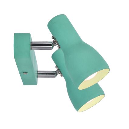 Spotlight PICARDO 2xE14/40W/230V turquoise