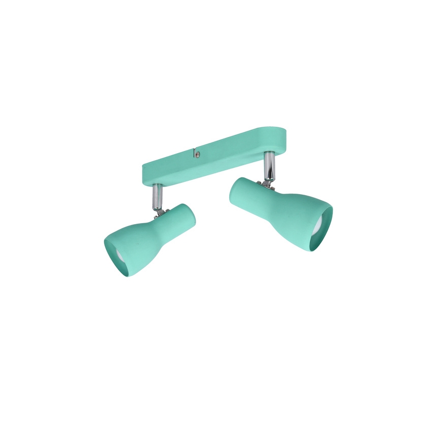 Spotlight PICARDO 2xE14/40W/230V turquoise