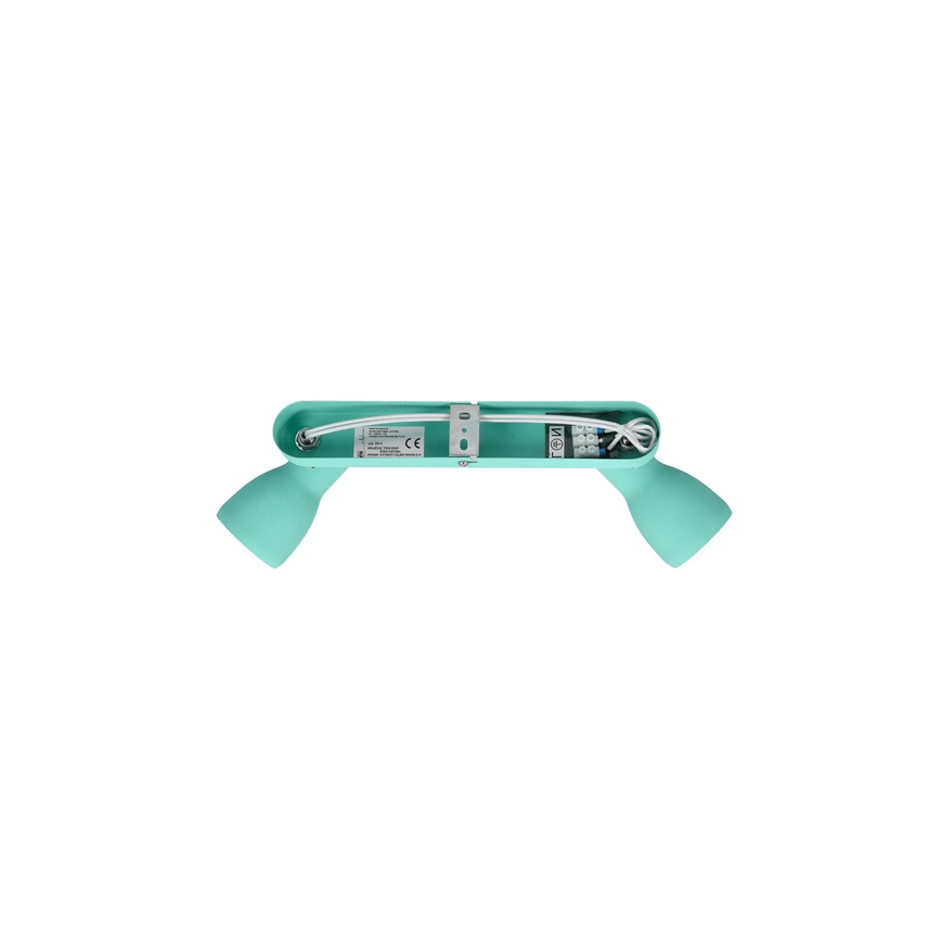 Spotlight PICARDO 2xE14/40W/230V turquoise