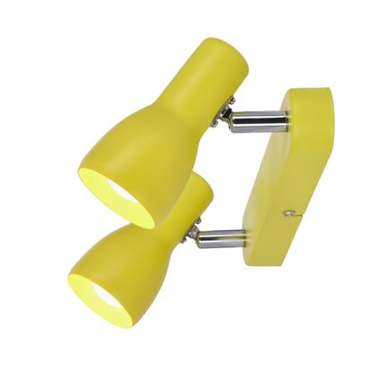 Spotlight PICARDO 2xE14/40W/230V yellow