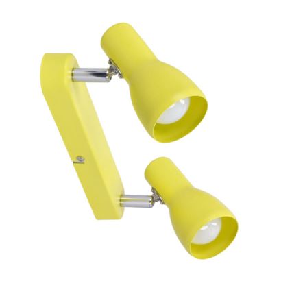 Spotlight PICARDO 2xE14/40W/230V yellow