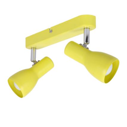 Spotlight PICARDO 2xE14/40W/230V yellow