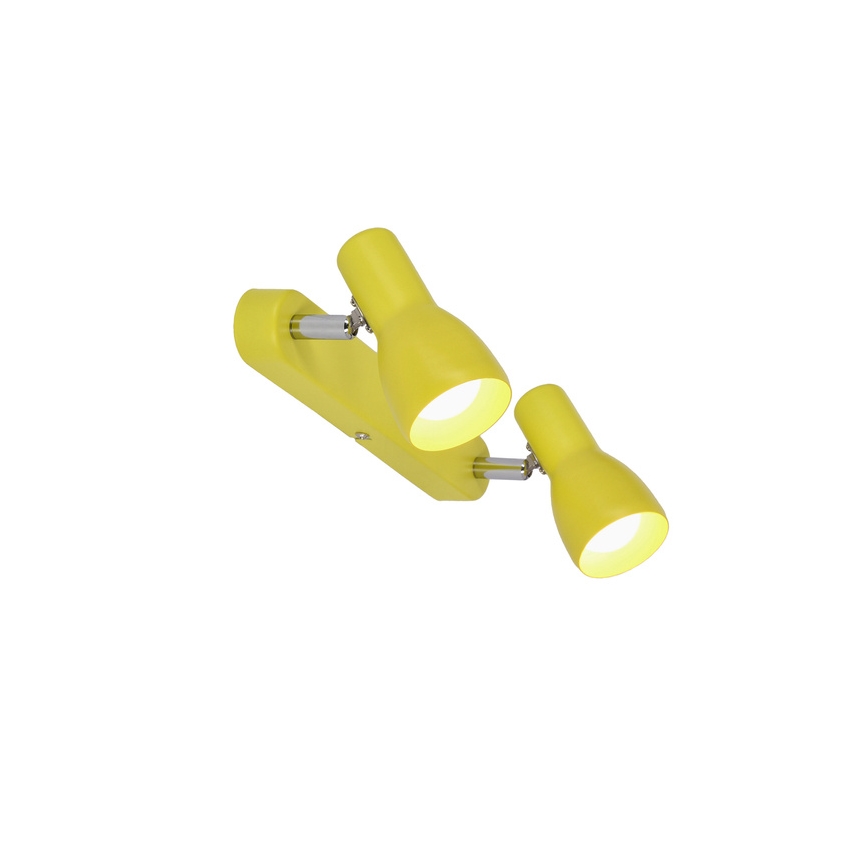 Spotlight PICARDO 2xE14/40W/230V yellow