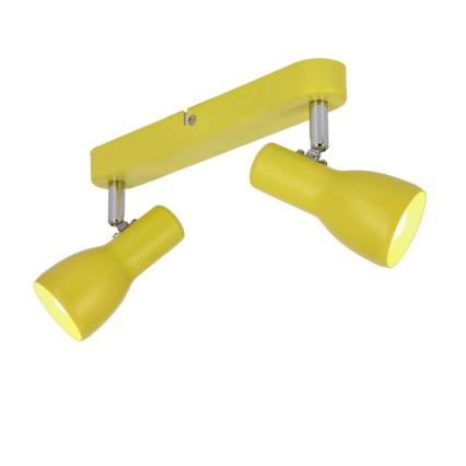 Spotlight PICARDO 2xE14/40W/230V yellow