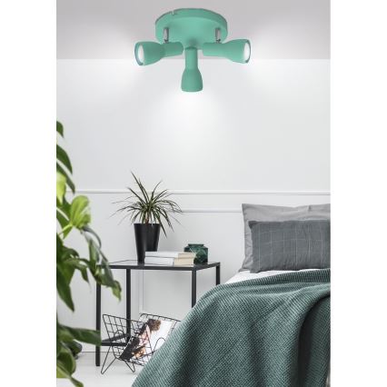 Spotlight PICARDO 3xE14/40W/230V turquoise