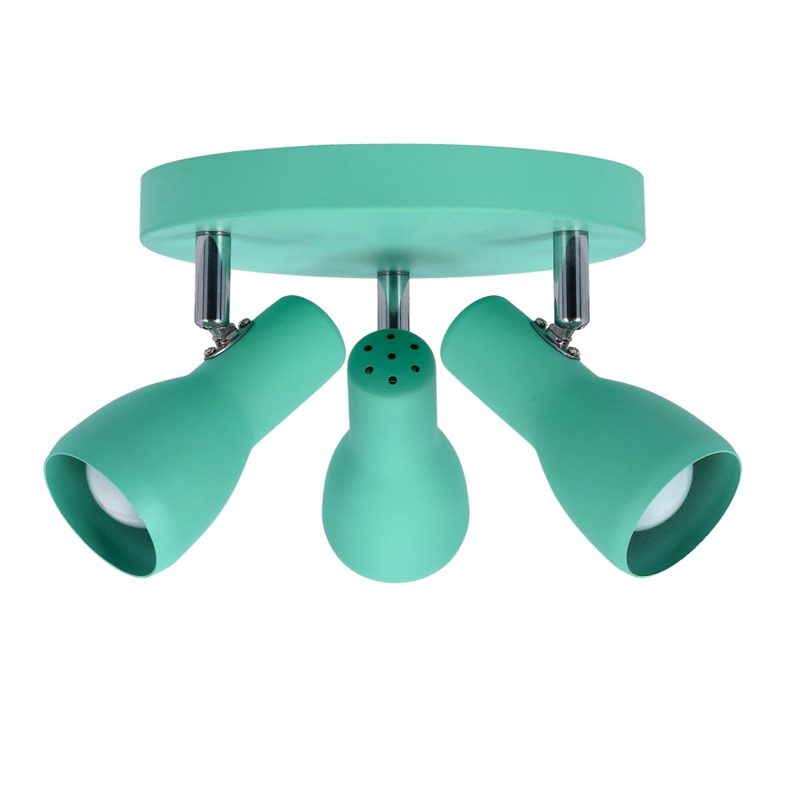 Spotlight PICARDO 3xE14/40W/230V turquoise