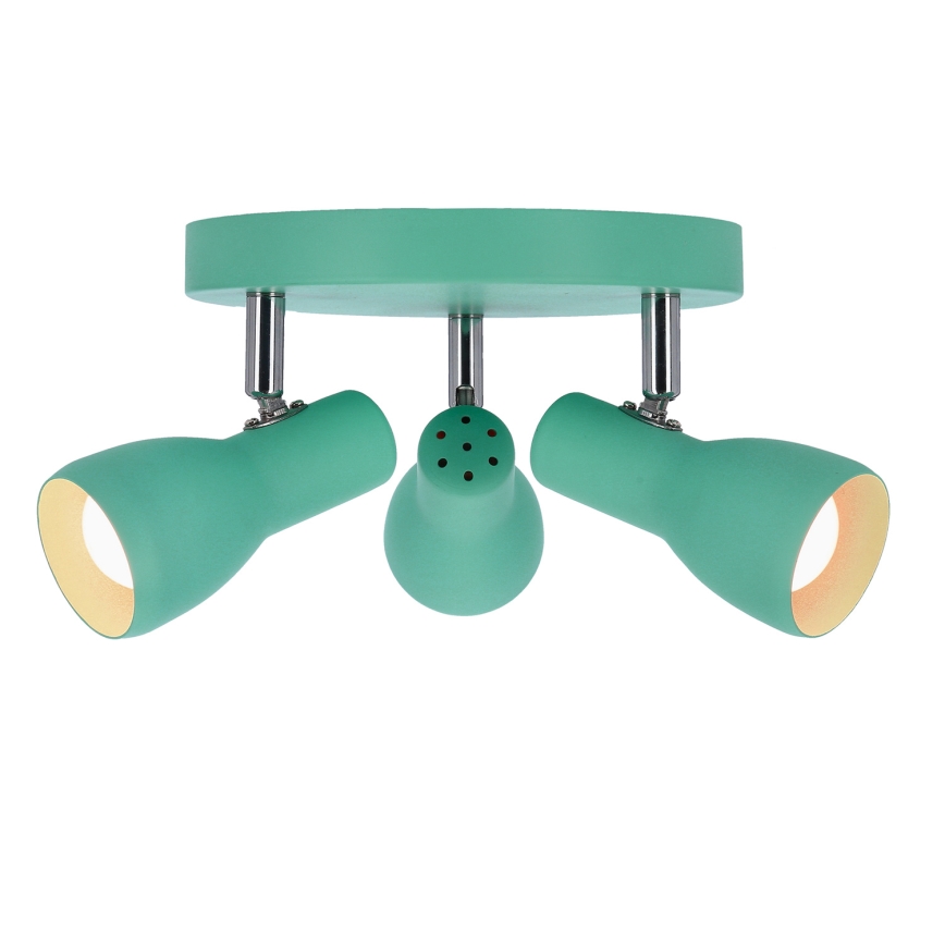 Spotlight PICARDO 3xE14/40W/230V turquoise