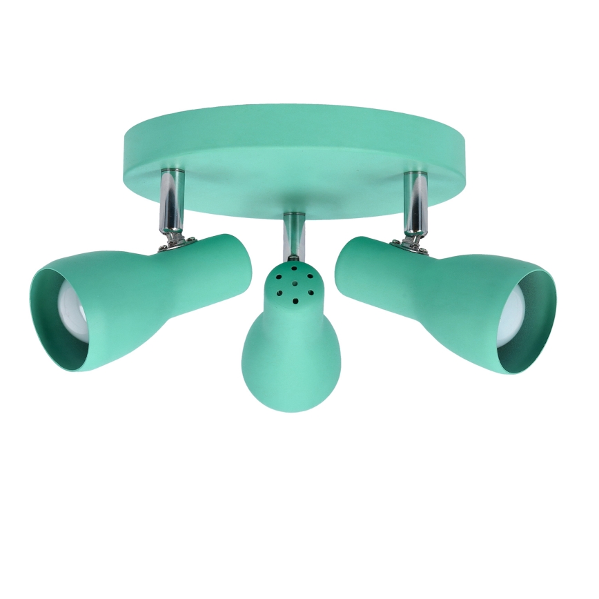 Spotlight PICARDO 3xE14/40W/230V turquoise