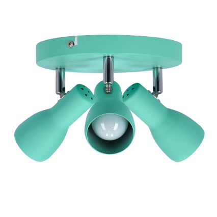 Spotlight PICARDO 3xE14/40W/230V turquoise