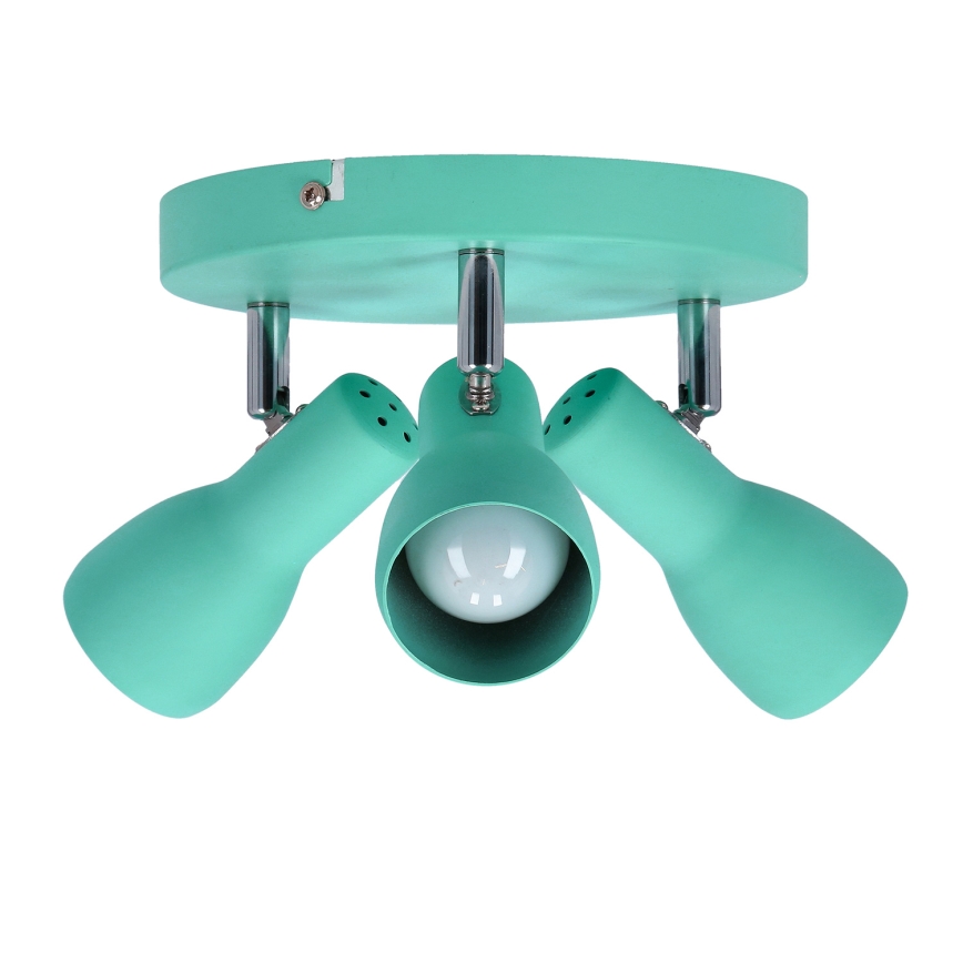 Spotlight PICARDO 3xE14/40W/230V turquoise