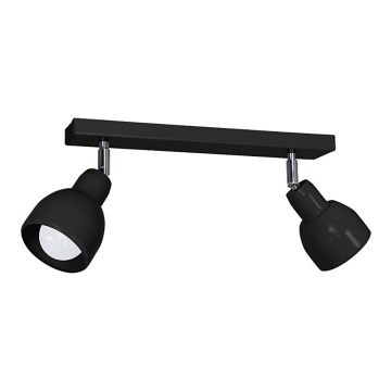 Spotlight PIK 2xE27/60W/230V black