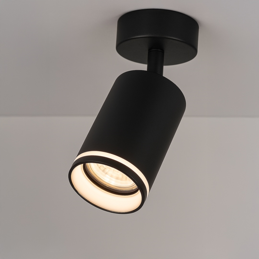 Spotlight PIPE 1xGU10/10W/230V black