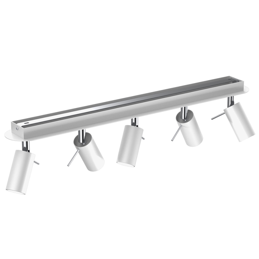 Spotlight PRESTON 5xGU10/MR11/40W/230V white/chrome