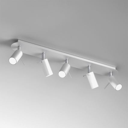Spotlight PRESTON 5xGU10/MR11/40W/230V white/chrome