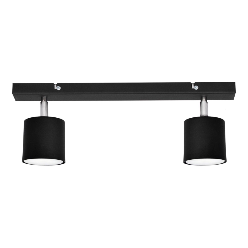 Spotlight PUNTA 2xGX53/10W/230V black